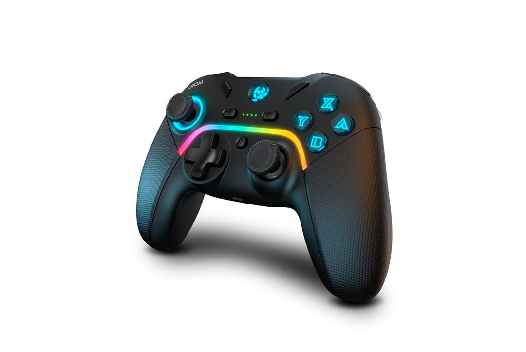 KROM Gamepad KAYROS -NXKROMKAYROS- Kabelgebundenes und kabelloses, entwickelt für den Wettbewerb, ko