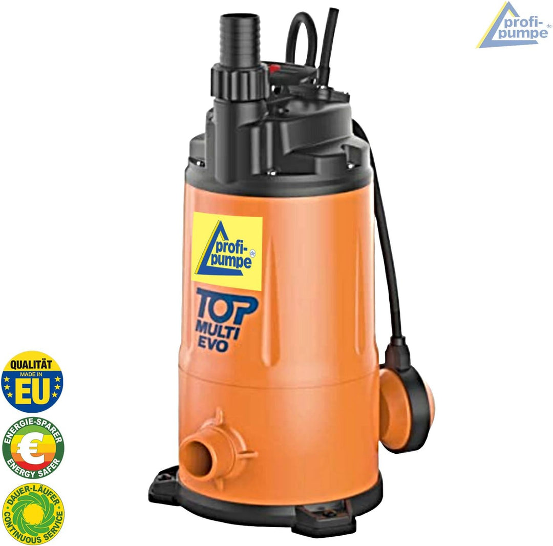 TAUCHDRUCKPUMPE TAUCHPUMPE HAUSWASSERWERK REGENWASSERPUMPE Automatik mit Anschluss für schwimmende E