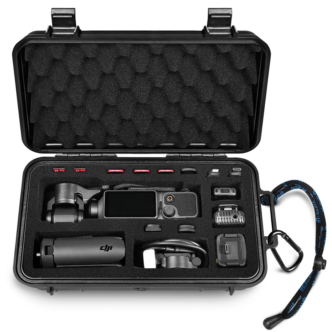 LEKUFEE Reise-Wasserdichter Hartschalenkoffer für DJI Osmo Pocket 3,Creator Combo,Power Expansion Co