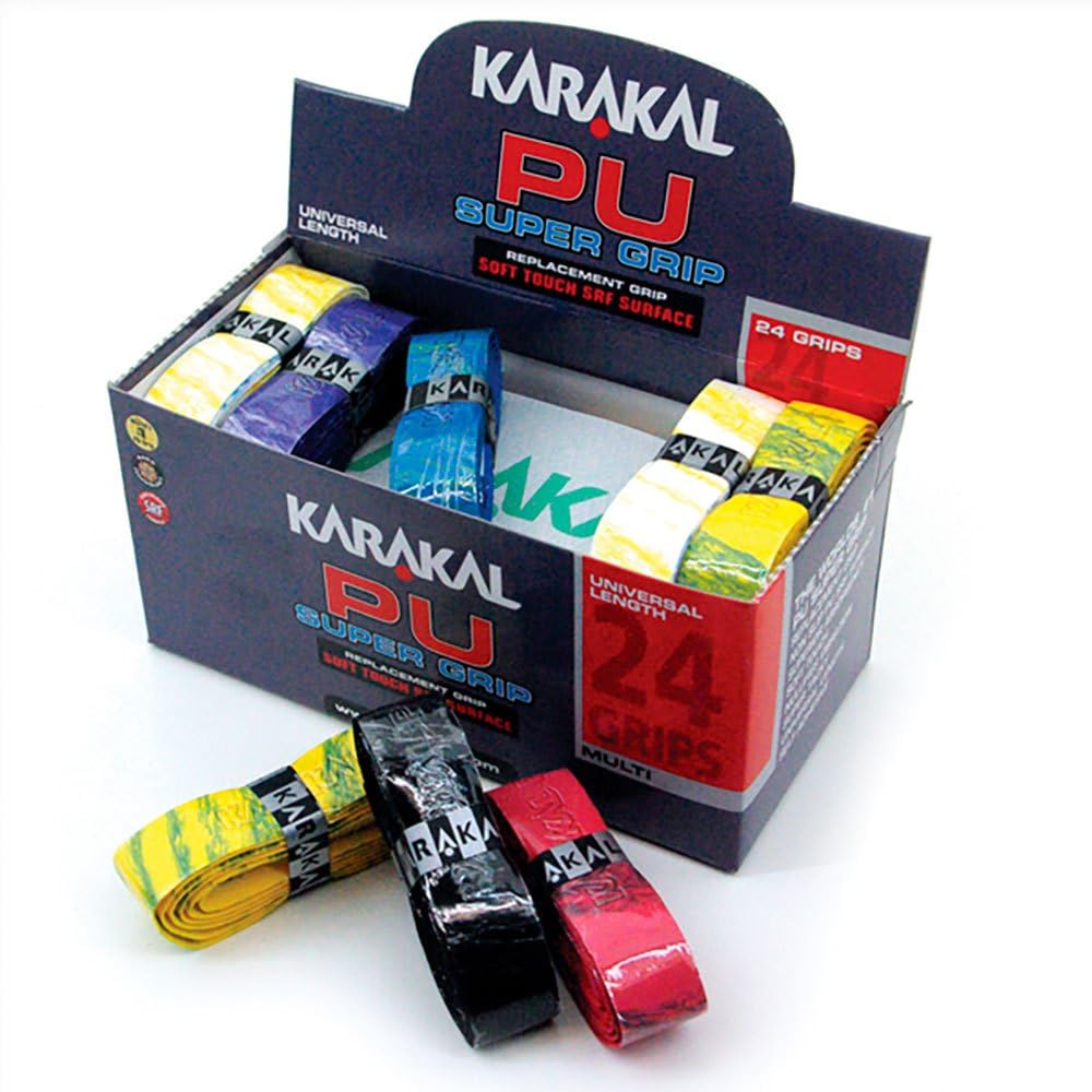 KARAKAL - PU Super Grip - selbstklebendes Griffband für Badminton, Squash, Tennis, Hockeyschläger od