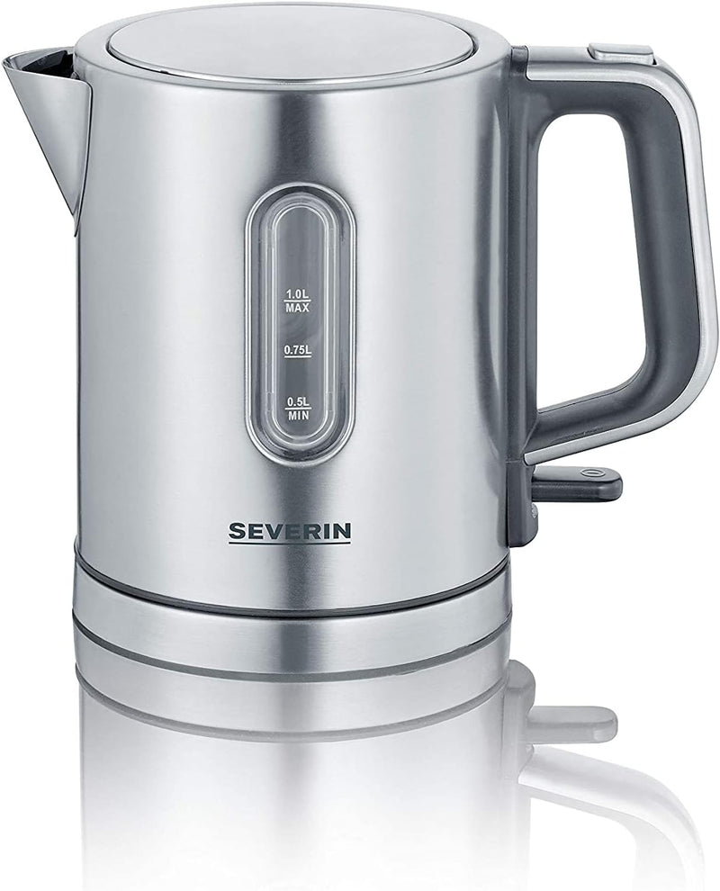 SEVERIN WK 3415 Wasserkocher, kompakt schnell und BPA-frei, 2400 W, 1,0 Liter 1,0 Liter