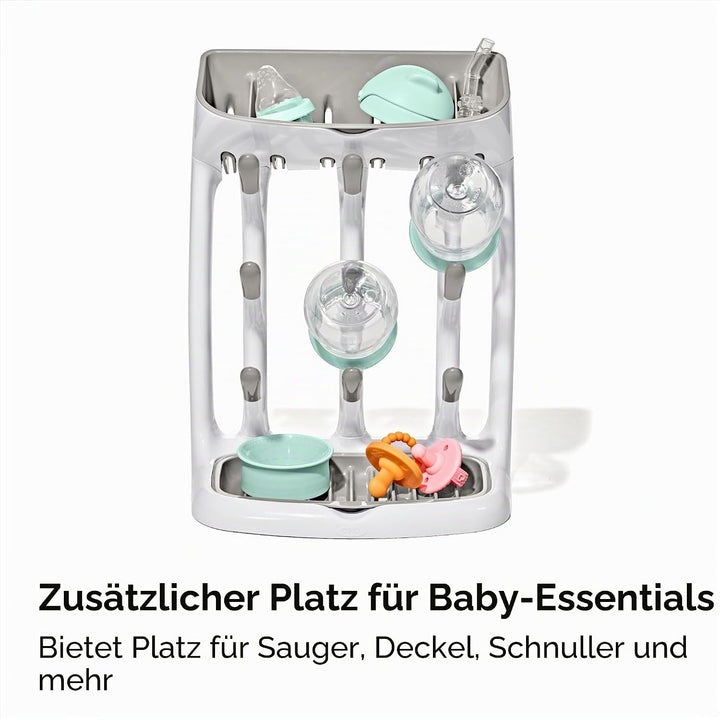 OXO Tot Space Saving Abtropfgestell Babyflaschen Silikon Kunststoff Acrylnitril-Butadien-Styrol, Bab