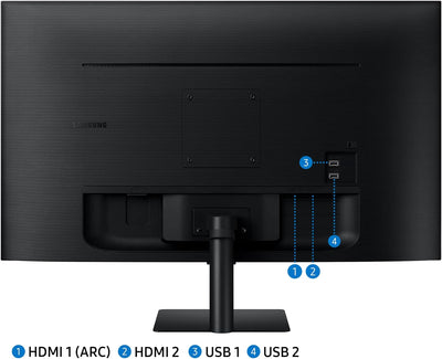 Samsung M5 Monitor S27BM500EU, 27 Zoll, VA-Panel,Bildschirm mit Lautsprechern,Full HD-Auflösung,Bild