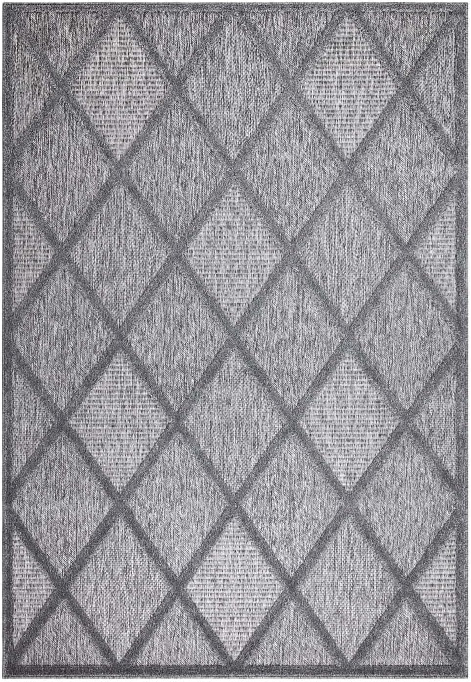 carpet city In-&amp; Outdoor Teppich - 160x230 cm - für Innen-&amp; Aussenbereich - Wetterfest Balkon-Teppic