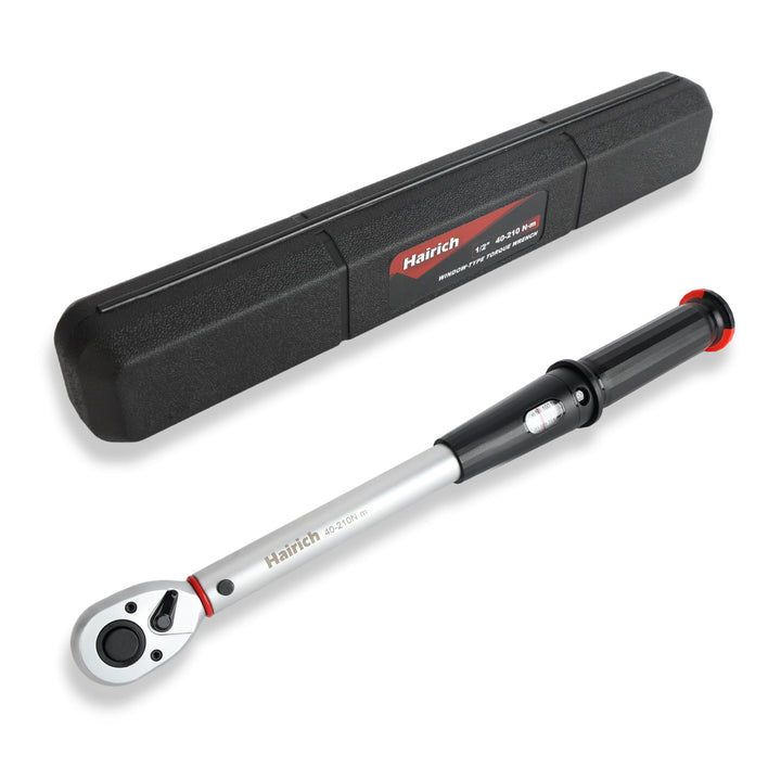 Hairich Drehmomentschlüssel Auto 1/2 Zoll, 40–210 Nm, ±3% Genauigkeit – Präziser Torque Wrench mit S