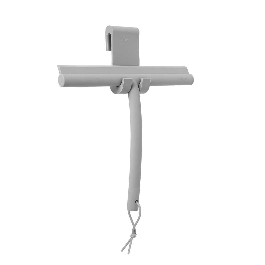blomus Duschabzieher -VIPO- Duschwischer mit Halterung 24 cm breit Abzieher aus Silikon für Dusche,