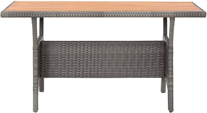 vidaXL Akazienholz Massiv Gartentisch Garten Esstisch Terrassentisch Tisch Balkontisch Gartenmöbel O