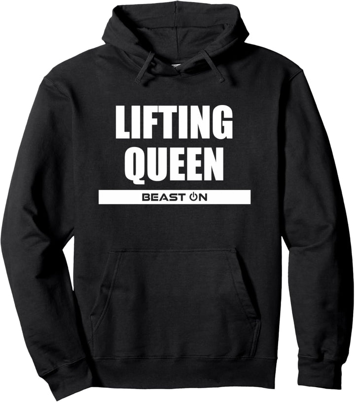 Lifting Queen Bodybuilding Gains Gym Fitness Training Spruch Pullover Hoodie