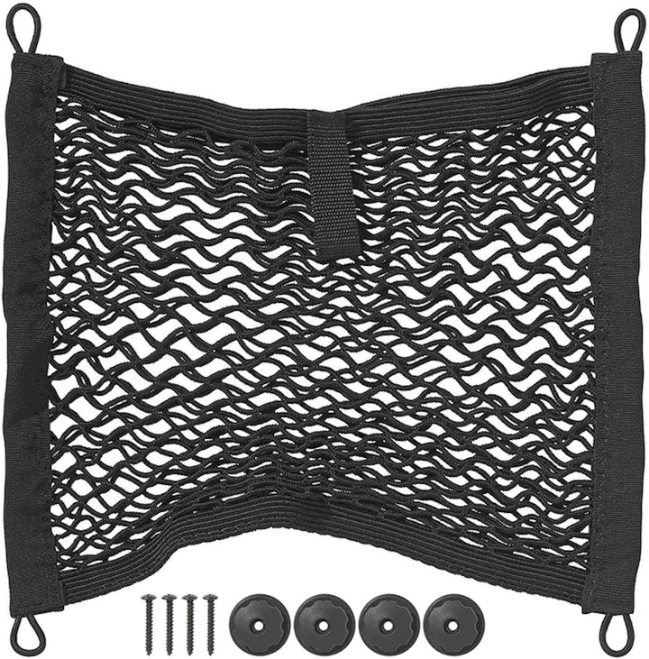 ProPlus 230128 Ablagenetz elastisch doppel 40 x 34 cm mit Selbstklebende und Schraubbefestigung