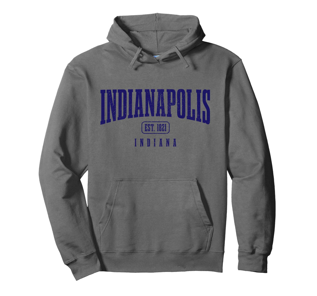 Indianapolis Est. 1821 Indiana Vintage USA Amerika Souvenir Pullover Hoodie