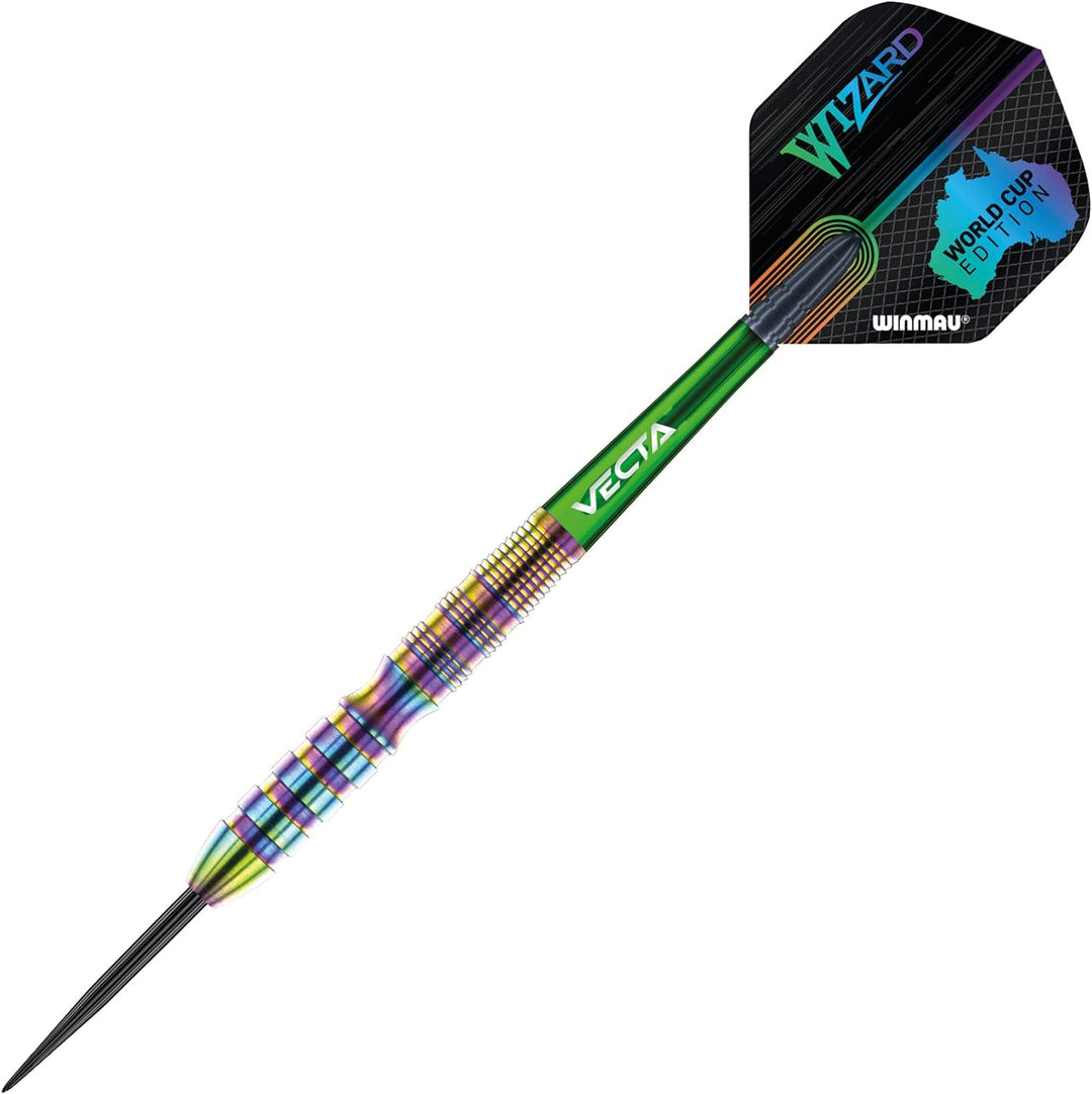 WINMAU Simon Whitlock Urban World Cup Edition 24 Gramm Profi Stahlspitze Wolfram Dartpfeile mit Flüg