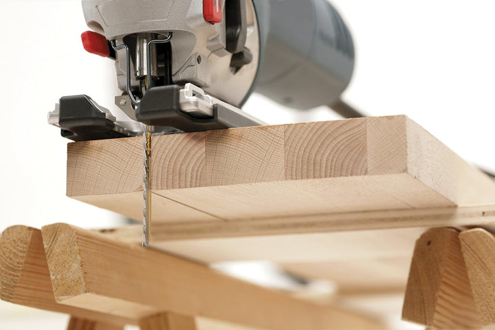 kwb Stichsägeblätter-Set für Holz und Metall 625630 (6-teilig,HCS-Stahl/Bi-Metall, Universal-Schaft)