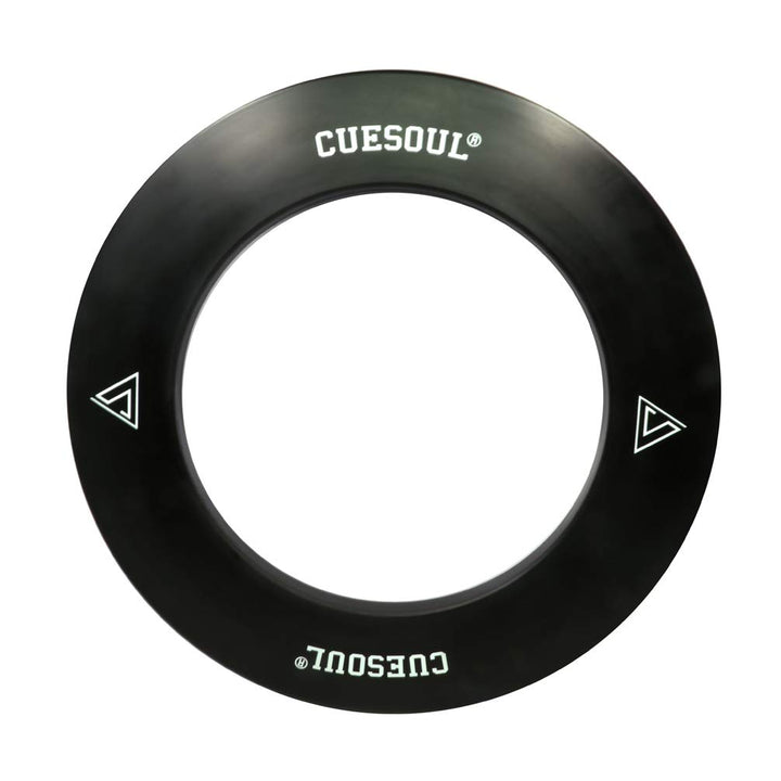 CUESOUL Dartboard Surround Hochdichte Dauerhafte Verwendung Schwarz Kein Muster, Schwarz Kein Muster