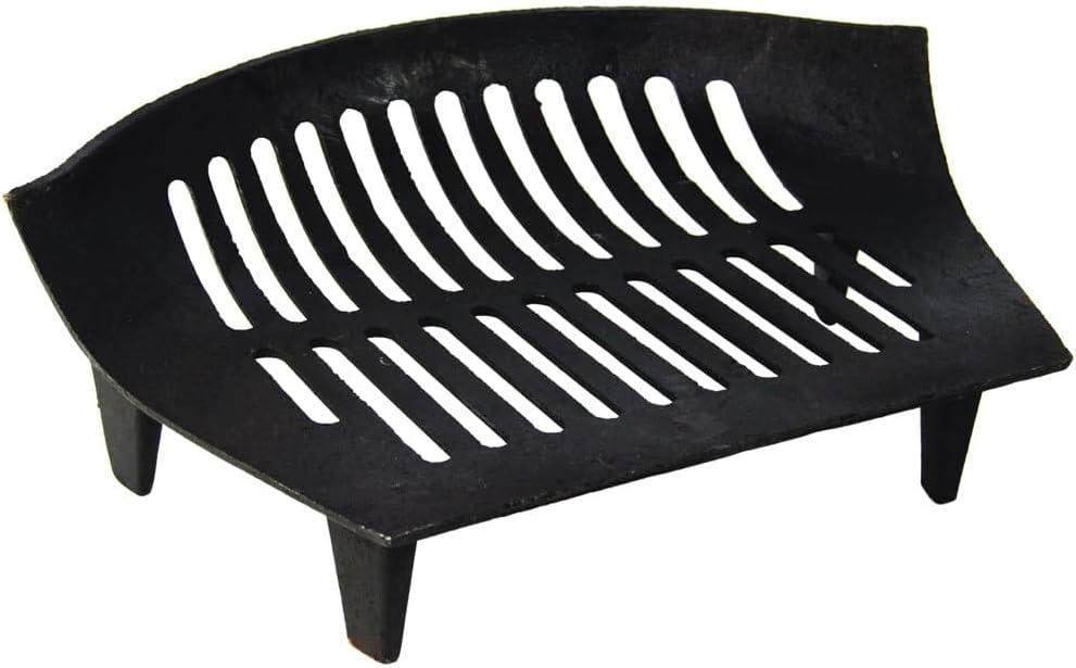Feuerrost aus Gusseisen, schwarz, ca. 41 cm, Korb, Feuerstelle von Fire Vida