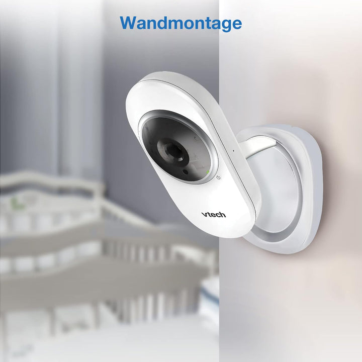 VTech Babyphone mit 2,4-Zoll-Display, Nachtsicht, Zwei-Wege-Kommunikation, Temperatursensor, Geräusc