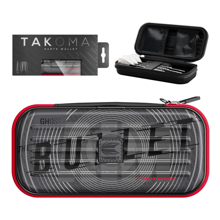 Target Darts Stephen Bunting Ghost Series Takoma Wallet Regular – Dartkoffer schwarz/weiss | The Bul