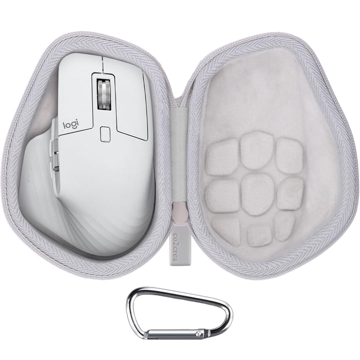 co2CREA Hart Schutz Hülle Etui Tasche für Logitech MX Master 4 /Master 3 /Master 3S Kabellose Maus W