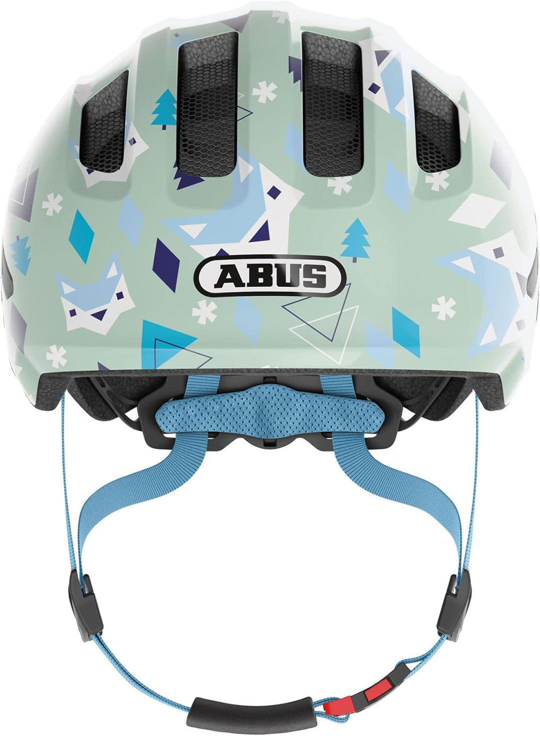 ABUS Kinderhelm Smiley 3.0 - Fahrradhelm mit tiefer Passform, kindergerechten Designs & Platz für ei