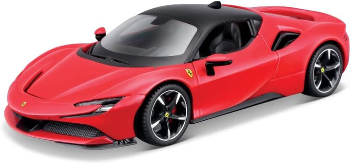 Maisto M39137 Modellbausatz Druckguss Massstab 1:24 Ferrari SF90 STRADALE KIT, Verschiedene Designs