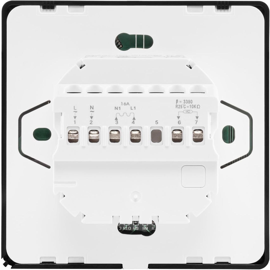 Mi-Heat M2 digital Thermostat WLAN & Bluetooth schwarz - Fussbodenheizung, Wasser und Elektro Fussbo