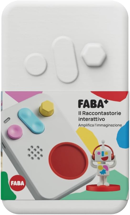 FABA + Interaktiver Geschichtenerzähler für Kinder mit Audioinhalten von 0 bis 10 Jahren, Audiobox m
