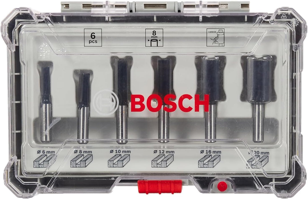 Bosch Professional Oberfräse GOF 1250 CE (inkl. Kopierhülsenadapter, Parallelanschlag, Maulschlüssel