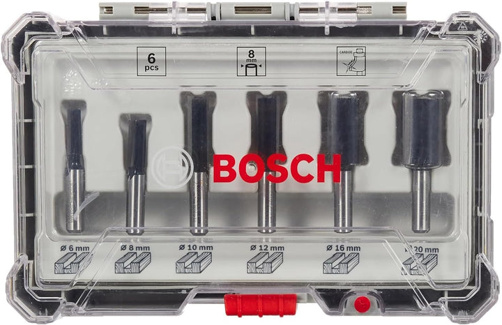 Bosch Professional Oberfräse GOF 1250 CE (inkl. Kopierhülsenadapter, Parallelanschlag, Maulschlüssel