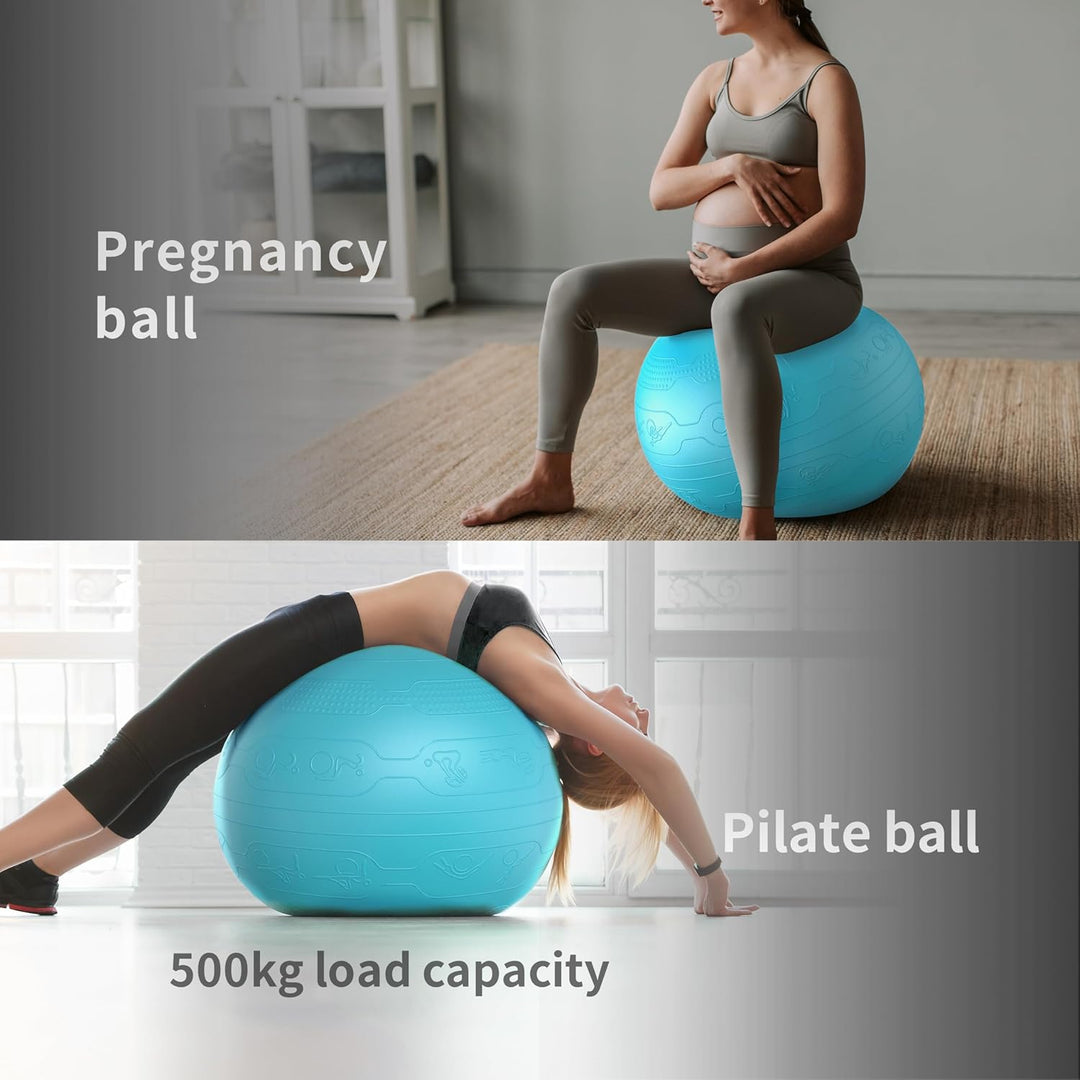 PROIRON Gymnastikball Pezziball Sitzball Trainingsball Fitnessball & Balance für Core-Training mit P