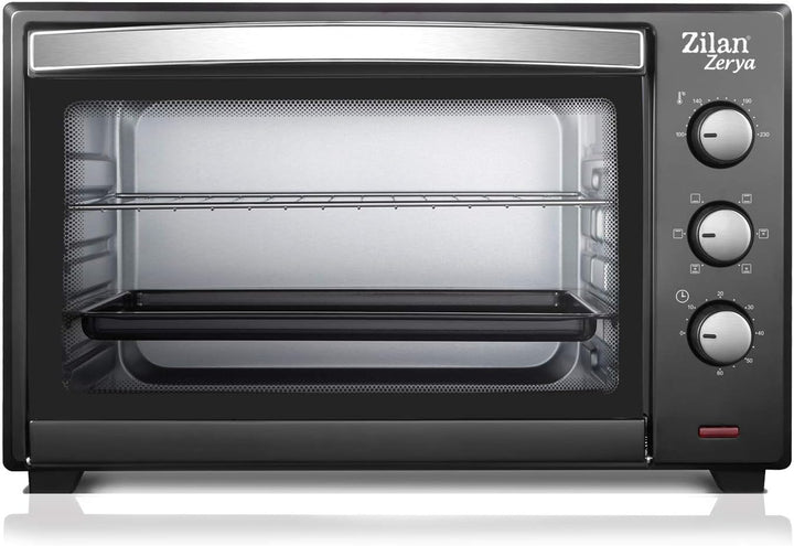 Zilan Elektrischer Konvektionsofen, Zerya, 45 l, multifunktional, programmierbar, 230 °, Timer 60 Mi
