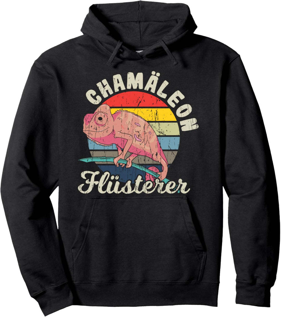 Chamäleon Flüsterer - Reptilien Eidechse Kinder Chameleon Pullover Hoodie