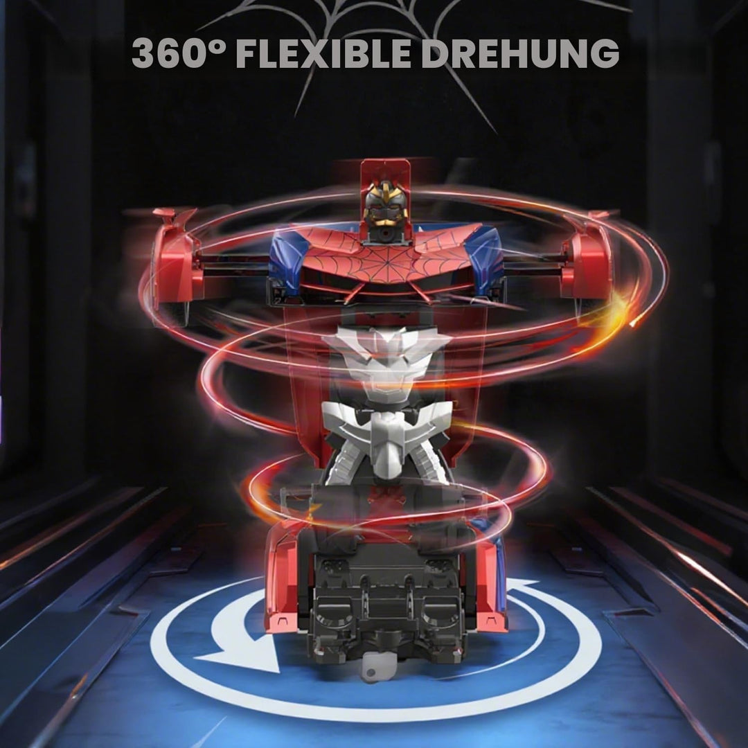 Ferngesteuertes Auto RC Transform Spielzeug ab 4 5 6 7 8 9 Jahre Junge Mädchen, 2.4G 360° Drehung 2