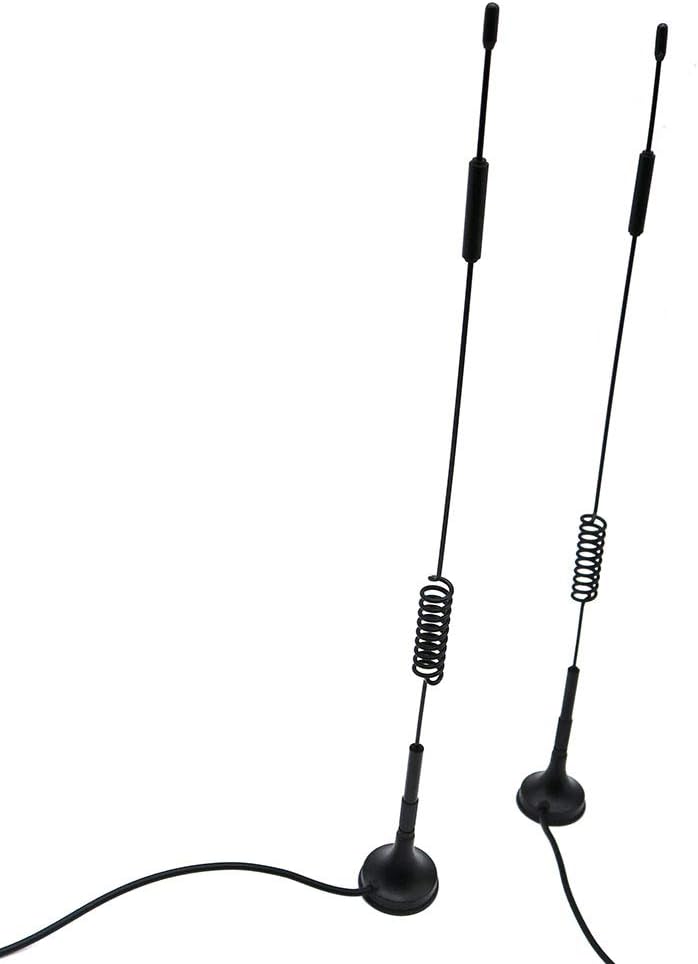 2 Stück 433 MHz Unity Gain Omni, 30,5 cm Antenne mit Magnetfuss und SMA-Stecker, Impedanz 50 Ohm – 1