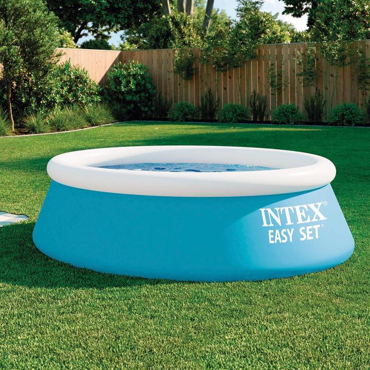 Intex 6ft x 20in Easy Set Swimming Pool #28101, Blue 183cm x 183cm x 51cm Aufstellpool (ohne Filter)