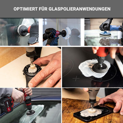 Glass Polish 90010 Cerium Oxide, Ceroxid Glaspolierlösung, Glas Polierpulver | 1 kg