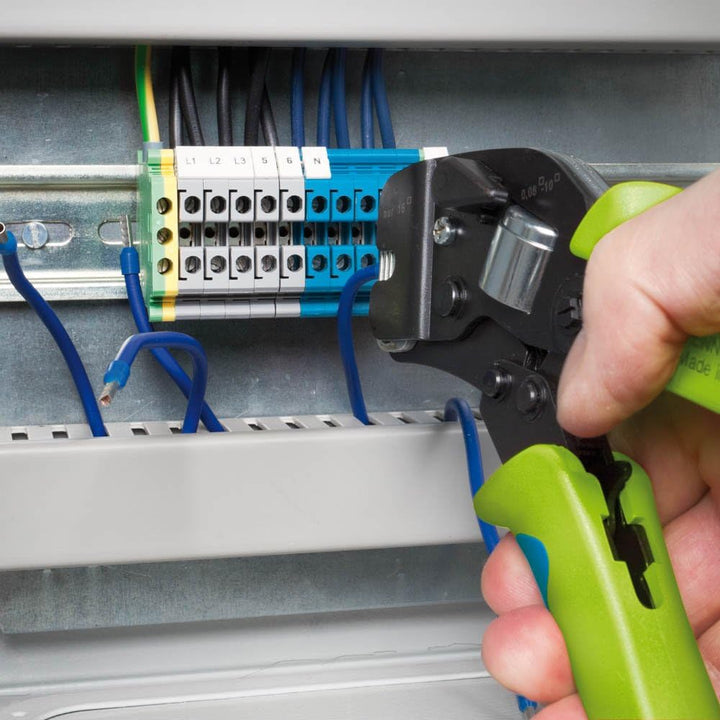 Rennsteig Aderendhülsencrimpzange PEW8.88 (selbsteinstellend, 4 Crimpflächen; 0,08-10 mm², AWG: 28-7