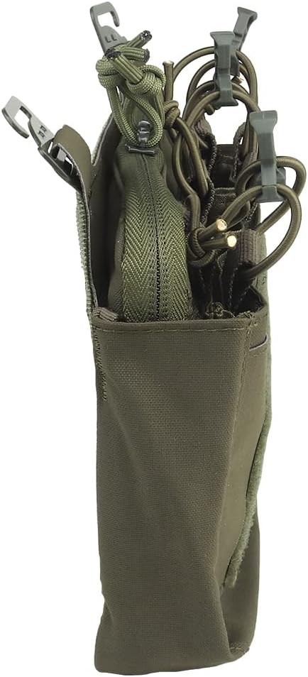 G-Hook DOPE Front Flap Double Stack Abdominal Fanny Pack Dreifache Magazintasche für Tactical Chest