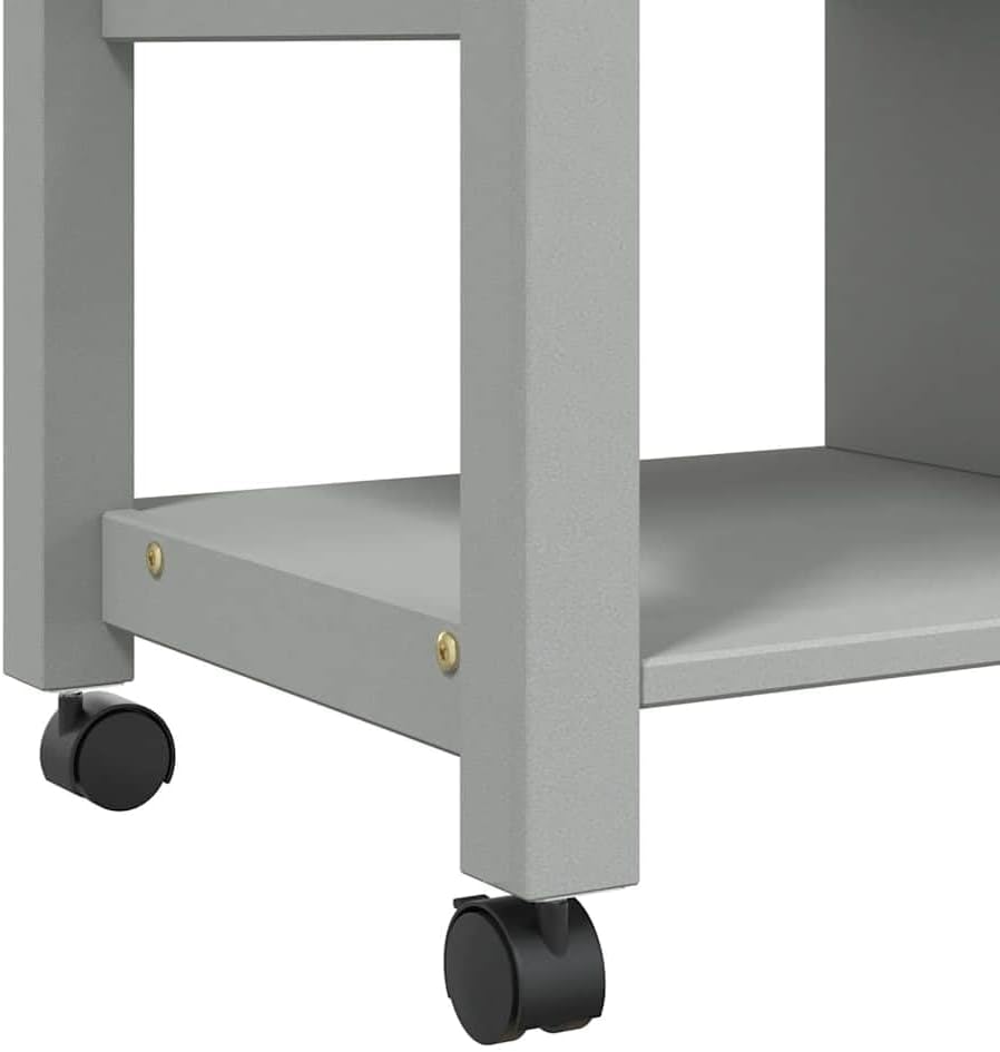 vidaXL Küchenwagen, Servierwagen mit viel Stauraum, Beistellwagen für Küche Wohnzimmer Badezimmer, T