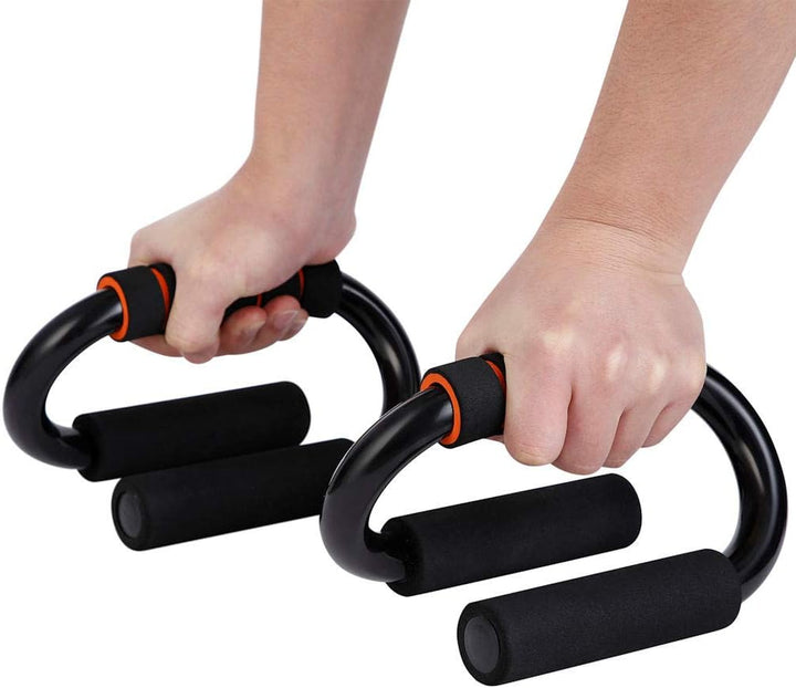 Decopatent Push up Balken - Set aus 2 Stück - Stabile Push up-Auflagen - S-Form für hohe Stabilität