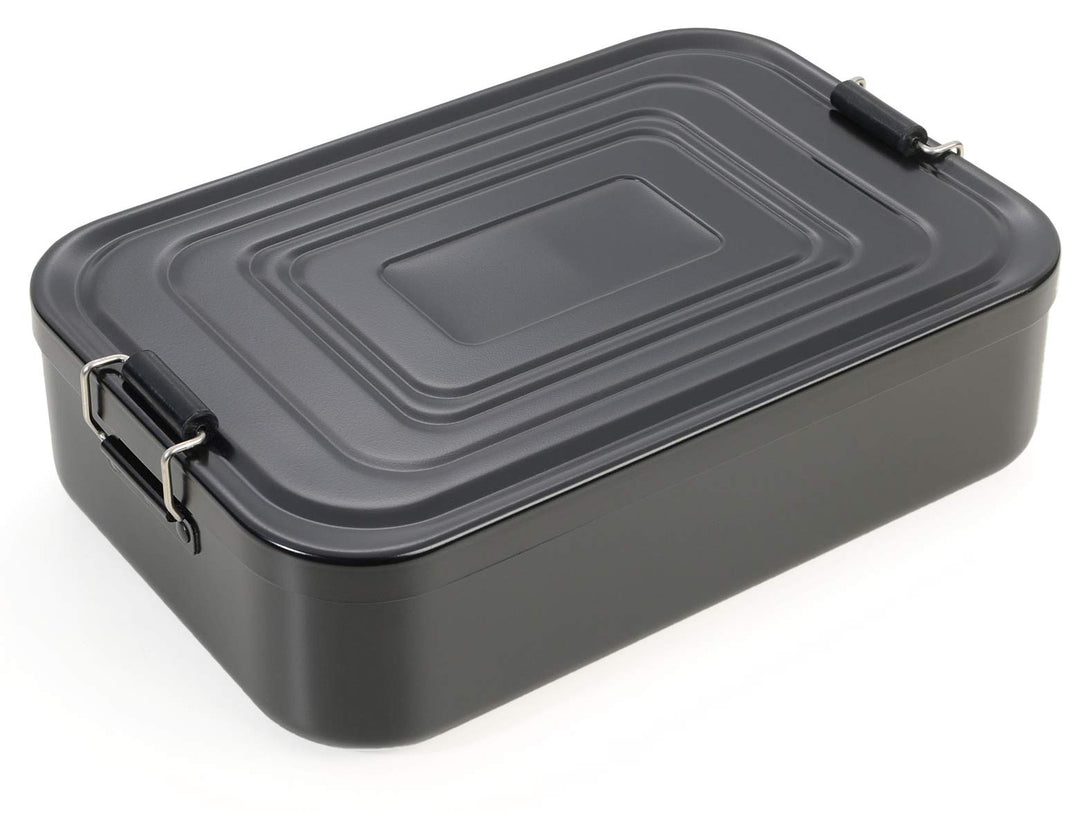 Troika Unisex – Erwachsene Lunchbox, schwarz, Brotdose XL