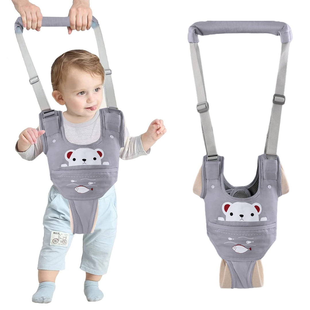 IULONEE Lauflernhilfe Gehhilfe für Baby Walker Sicherheitsleinen Ergonomie Kinder Stehen Gehen Lerne