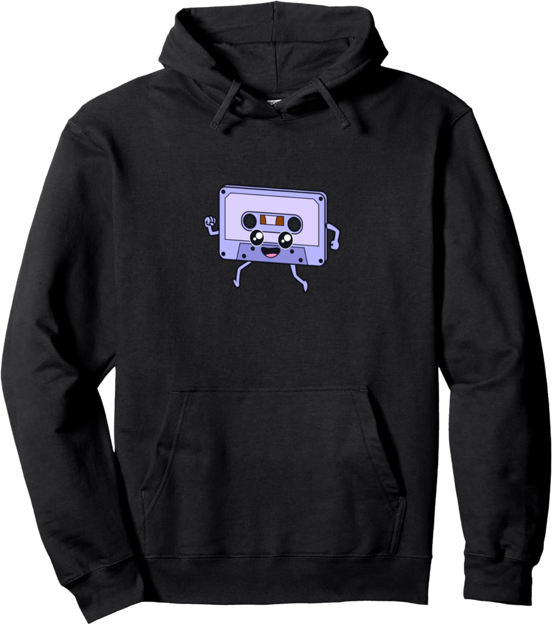 Never forget - Retro Kawaii Kassette Pullover Hoodie