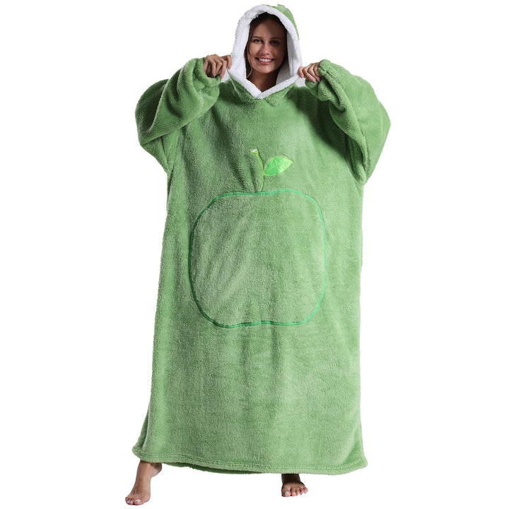 Verlängert Übergrosse Hoodie Decke,Decken Hoodie Damen mit Tasche und Kapuze,Superweiche und Warme K