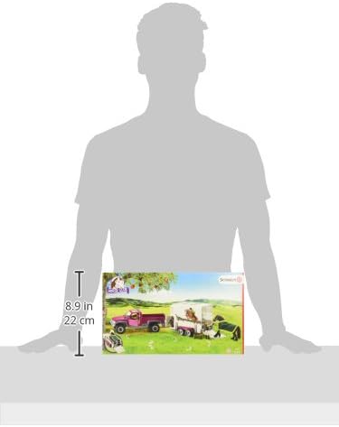 Schleich 42346 Horse Club Pk Up with Horse Box alte Verpackung, alte Verpackung