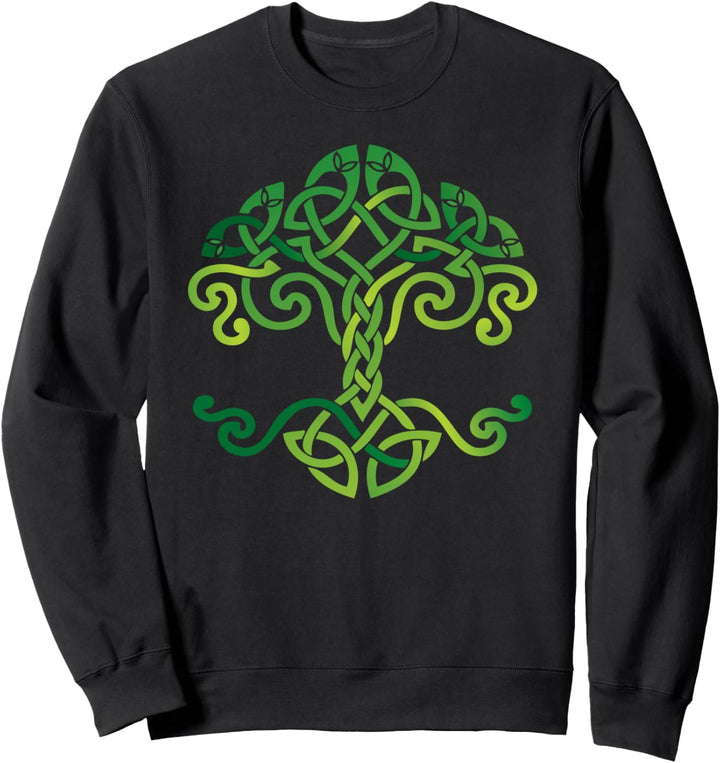 Keltischer Baum St Patricks Day, Irish, traditionellen Sweatshirt