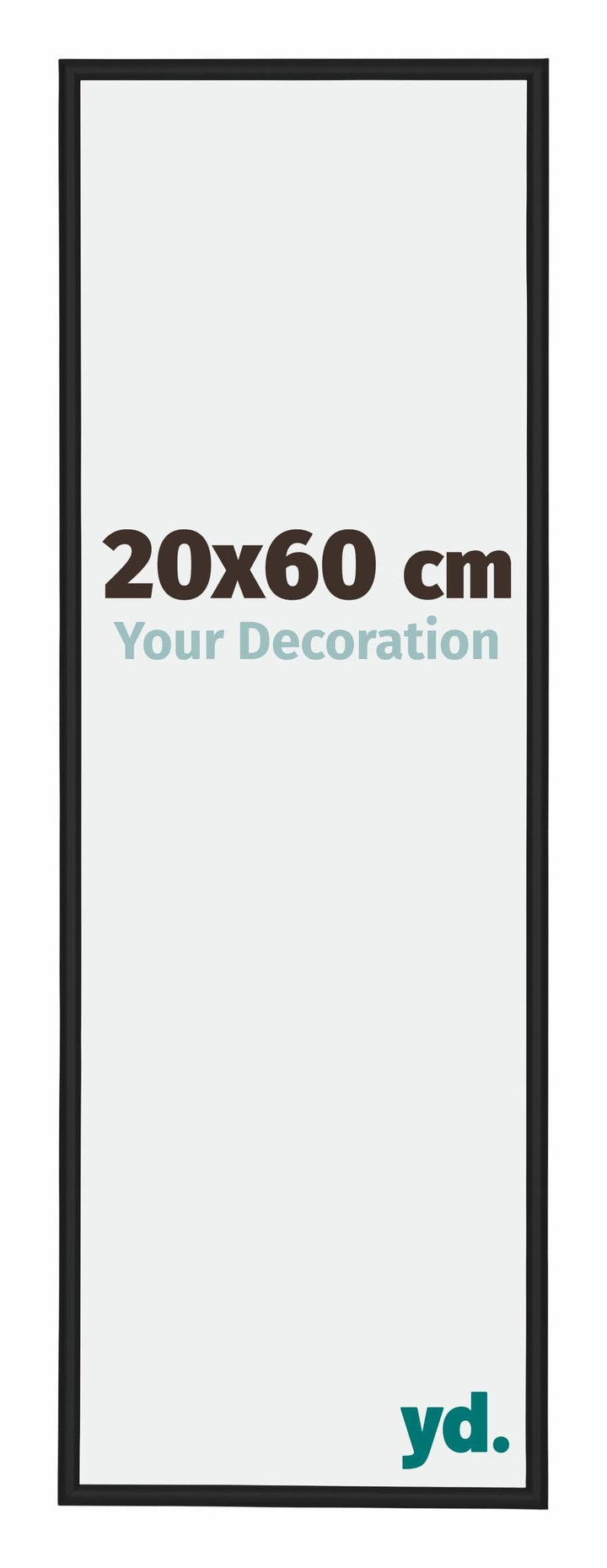 yd. Your Decoration - Bilderrahmen 20x60 cm - Bilderrahmen aus Aluminium mit Acrylglas - Antireflex