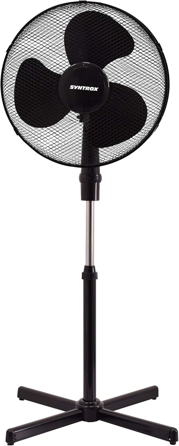 Syntrox Germany VT-44W-BL 3 in 1 Ventilator Standventilator + Tischventilator + Wandventilator mit O