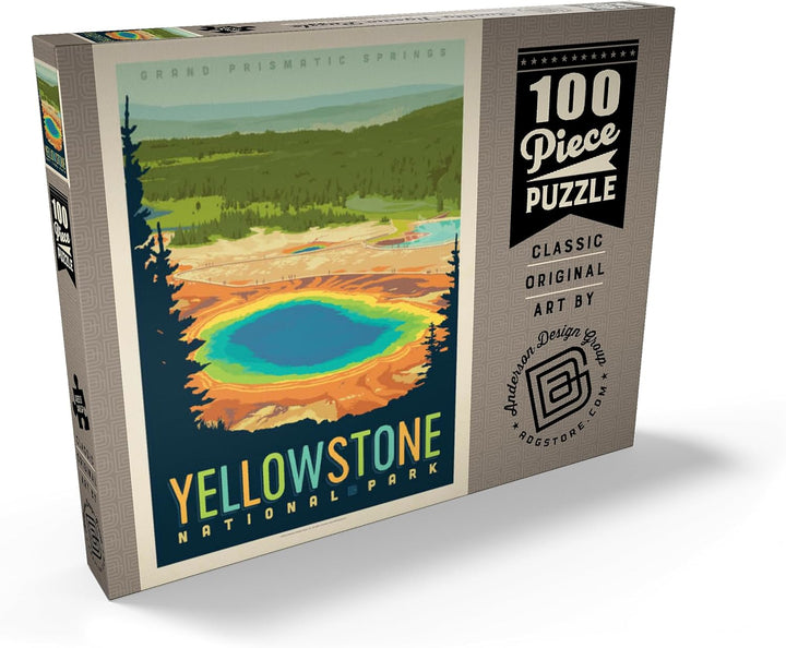 MyPuzzle Yellowstone National Park: Grand Prismatic Springs - Premium 100 Teile Puzzle - MyPuzzle So