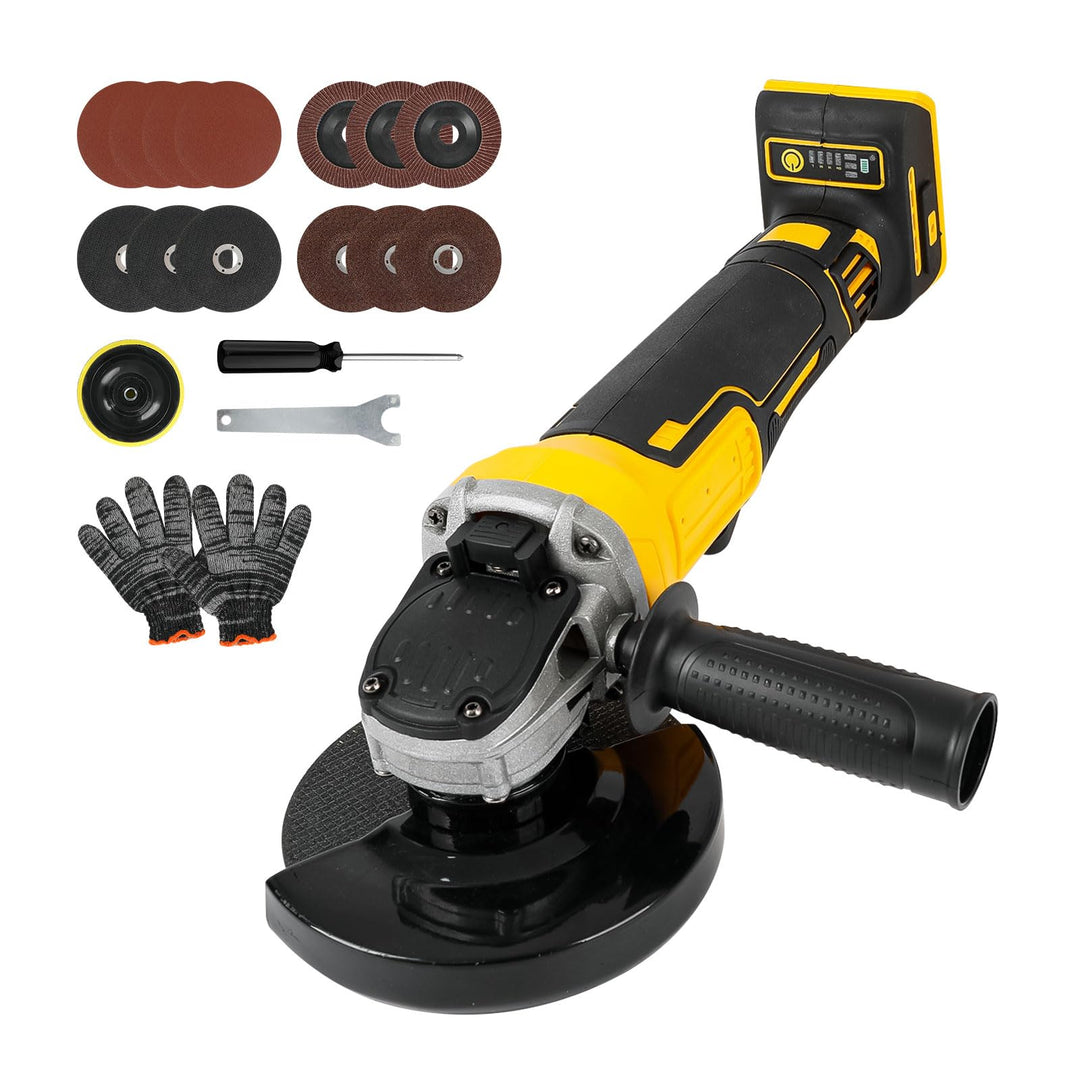 Akku-Winkelschleifer für Dewalt 18 V 20 V, 125 mm, 8500 U/min, bürstenlos, elektrisch, 3-Gang-Schlei