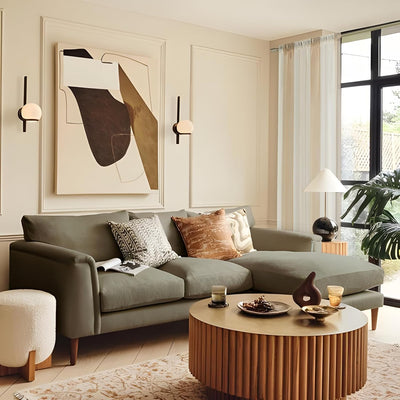 MRTREES Gardinen mit Kräuselband Stores Gardinen Schlafzimmer Vorhang Halbtransparent Vorhänge Beige
