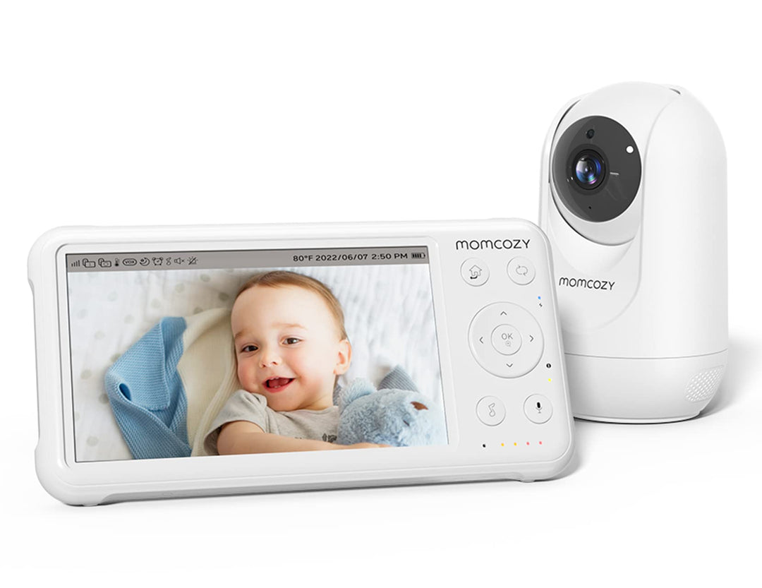 Momcozy Video Babyphone mit Kamera, Baby Monitor, Babyfone, 1+1 Kit Display+1 Kamera, Display+1 Kame